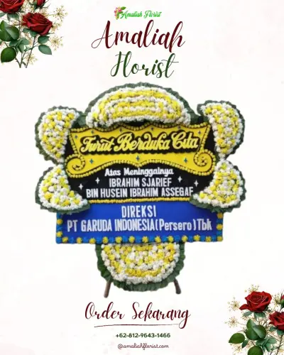 Papan Bunga Duka di Kotamobagu